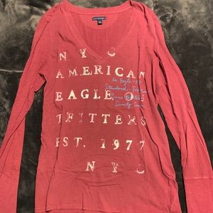 American Eagle Outfitters Long Sleeve Graphic T